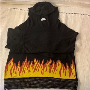 Long Sleeve Crop Shirt